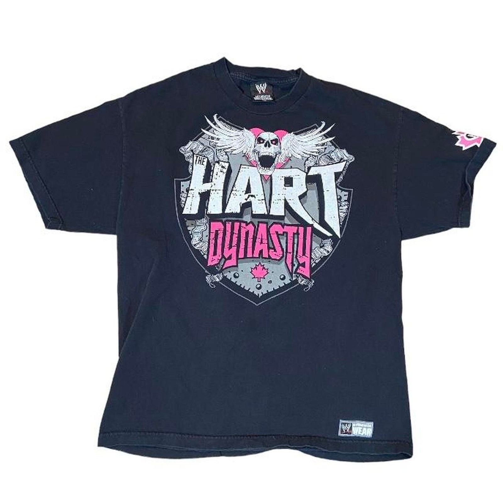 2000s wwe tee shirt black
