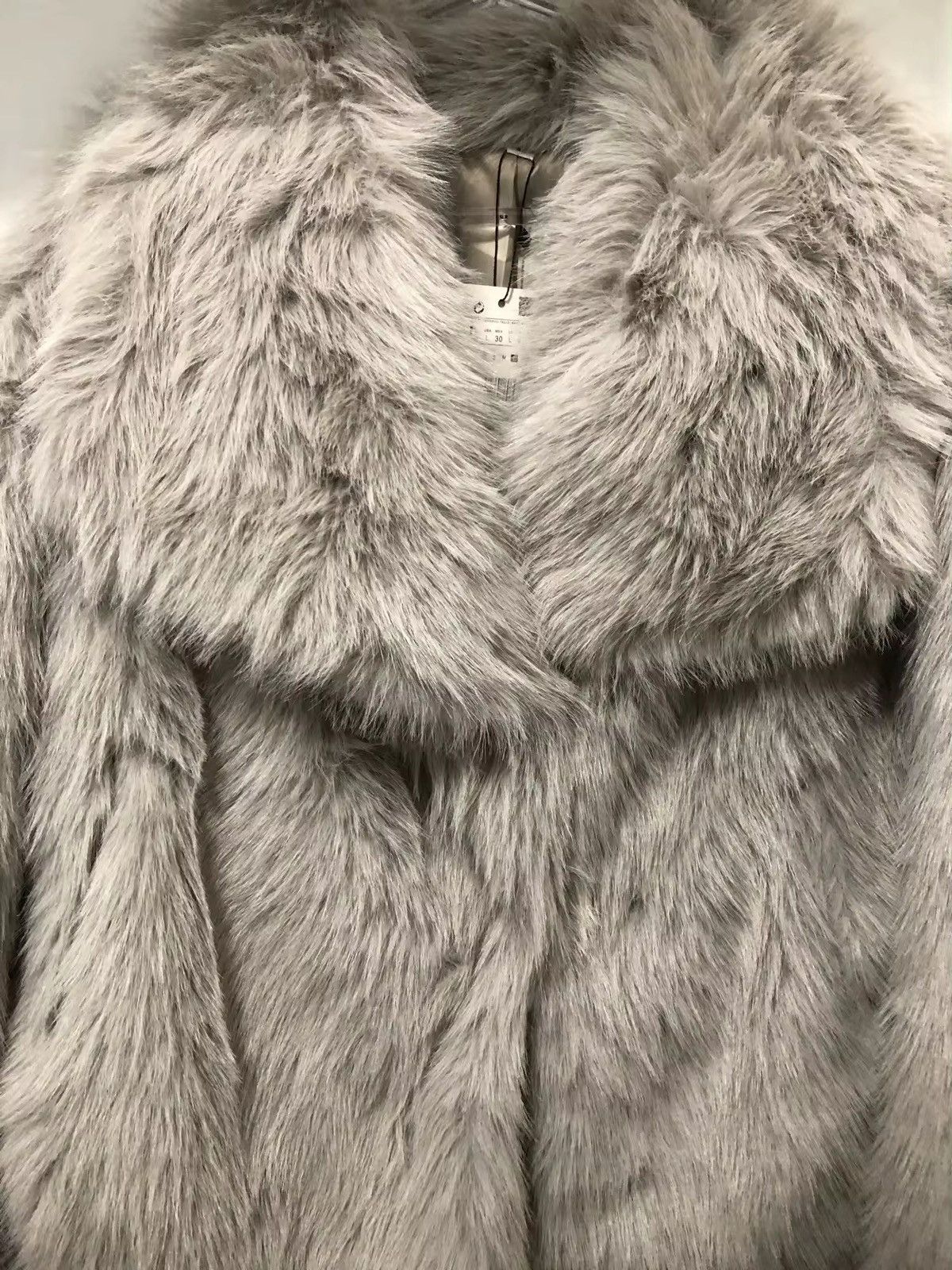Japanese Brand × Vintage Ladies Faux Fur Plush Wool Long Sleeve Jacket Size M / US 6-8 / IT 42-44 - 9 Thumbnail