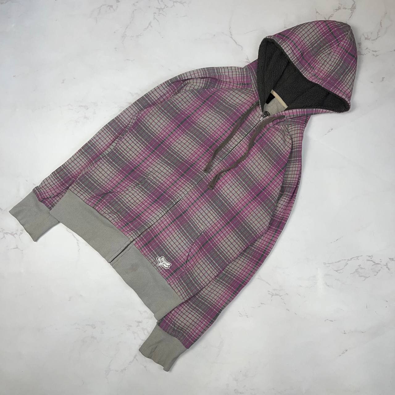 Fox Racing Fox Racing Crazy Y2K Vintage Zip Hoodie Plaid Sz XL Unisex Size US XL / EU 56 / 4 - 1 Thumbnail