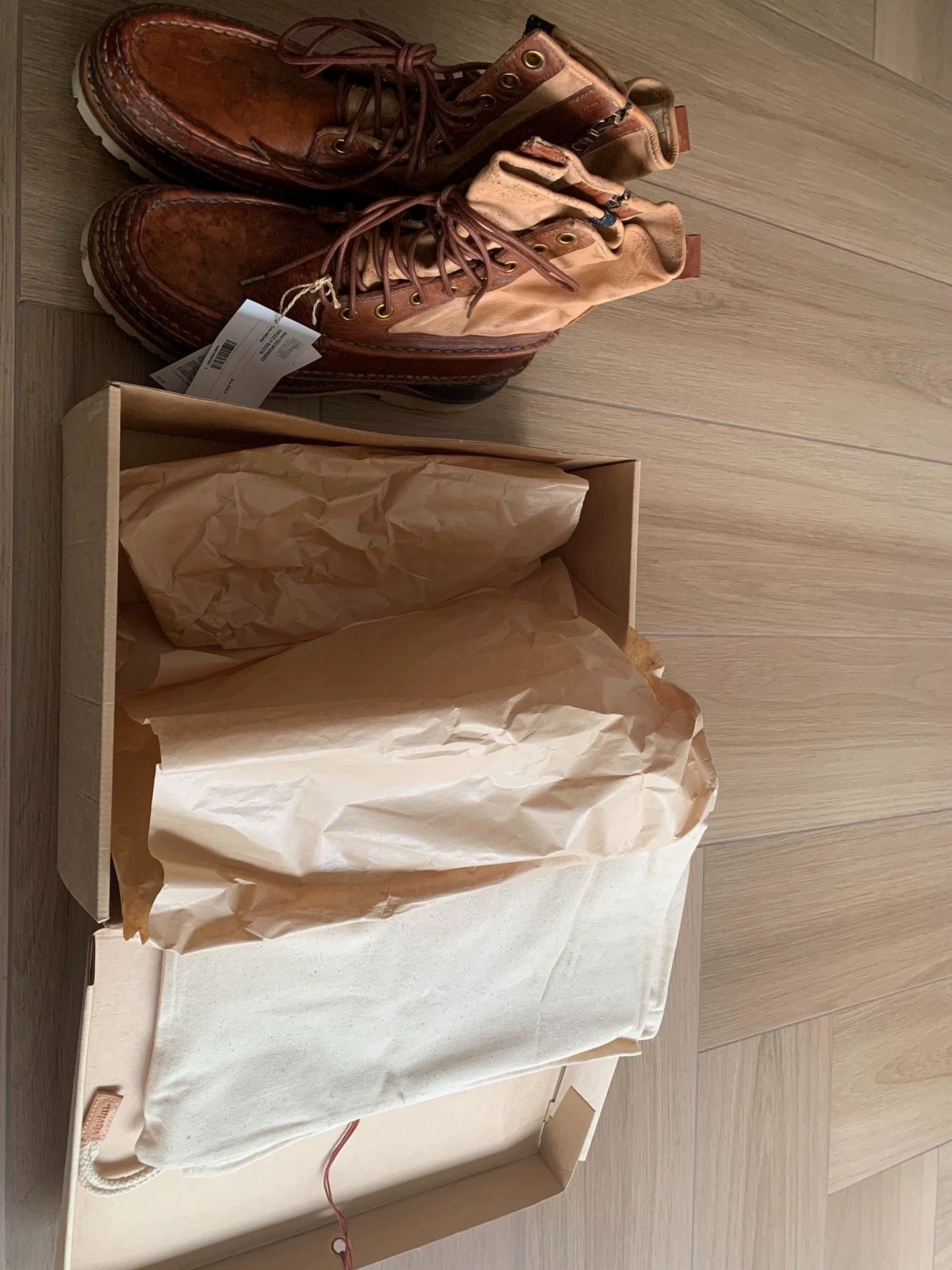 Visvim VISVIM GRIZZLY BOOTS Vintage Mud-Dyed MC Leather 24AW 10.5 Size US 10.5 / EU 43-44 - 8 Thumbnail