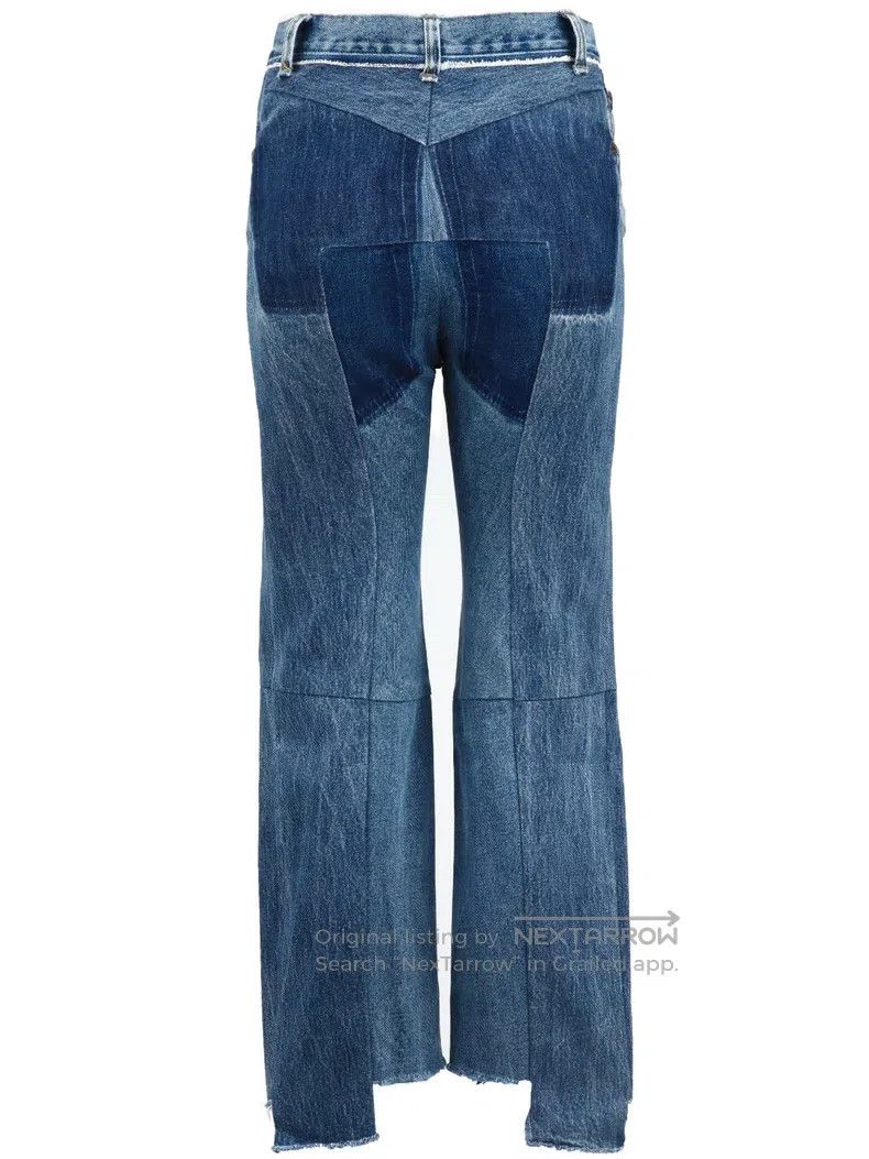 Vetements Vetements size XS High Waisted Patchwork Denim Pants Size US 27 - 2 Thumbnail
