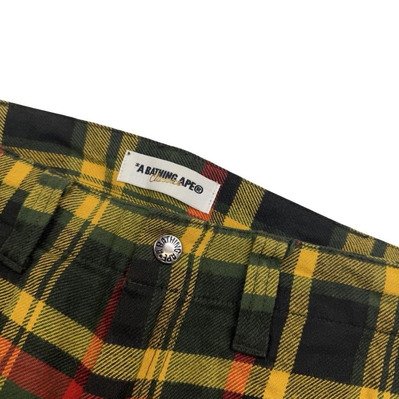Bape Vintage Bape Check / Tartan Shorts - Medium - Waist: 34” Size US 34 / EU 50 - 5 Thumbnail