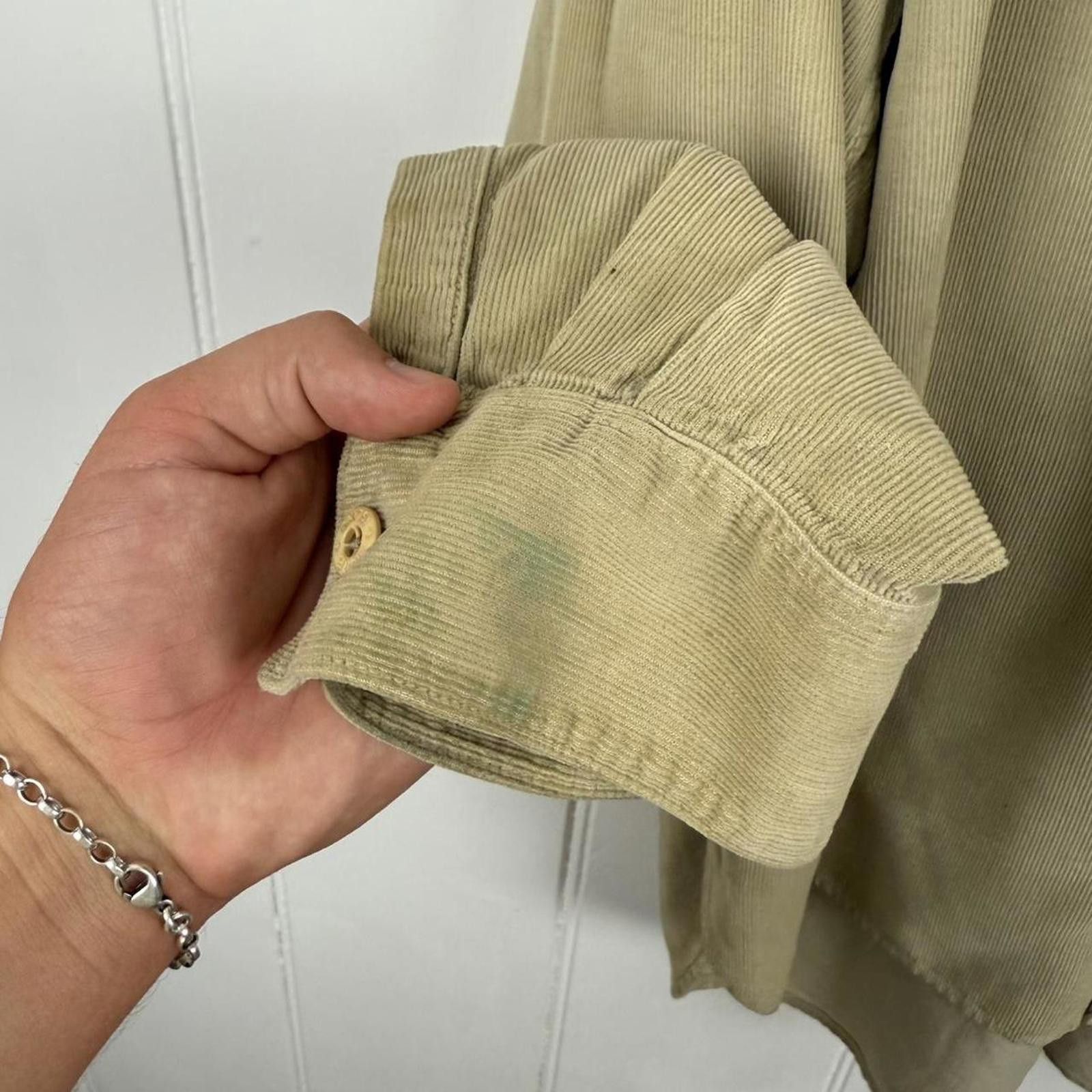Stone Island 2000’s Stone Island Corduroy Shirt Size US XL / EU 56 / 4 - 4 Thumbnail