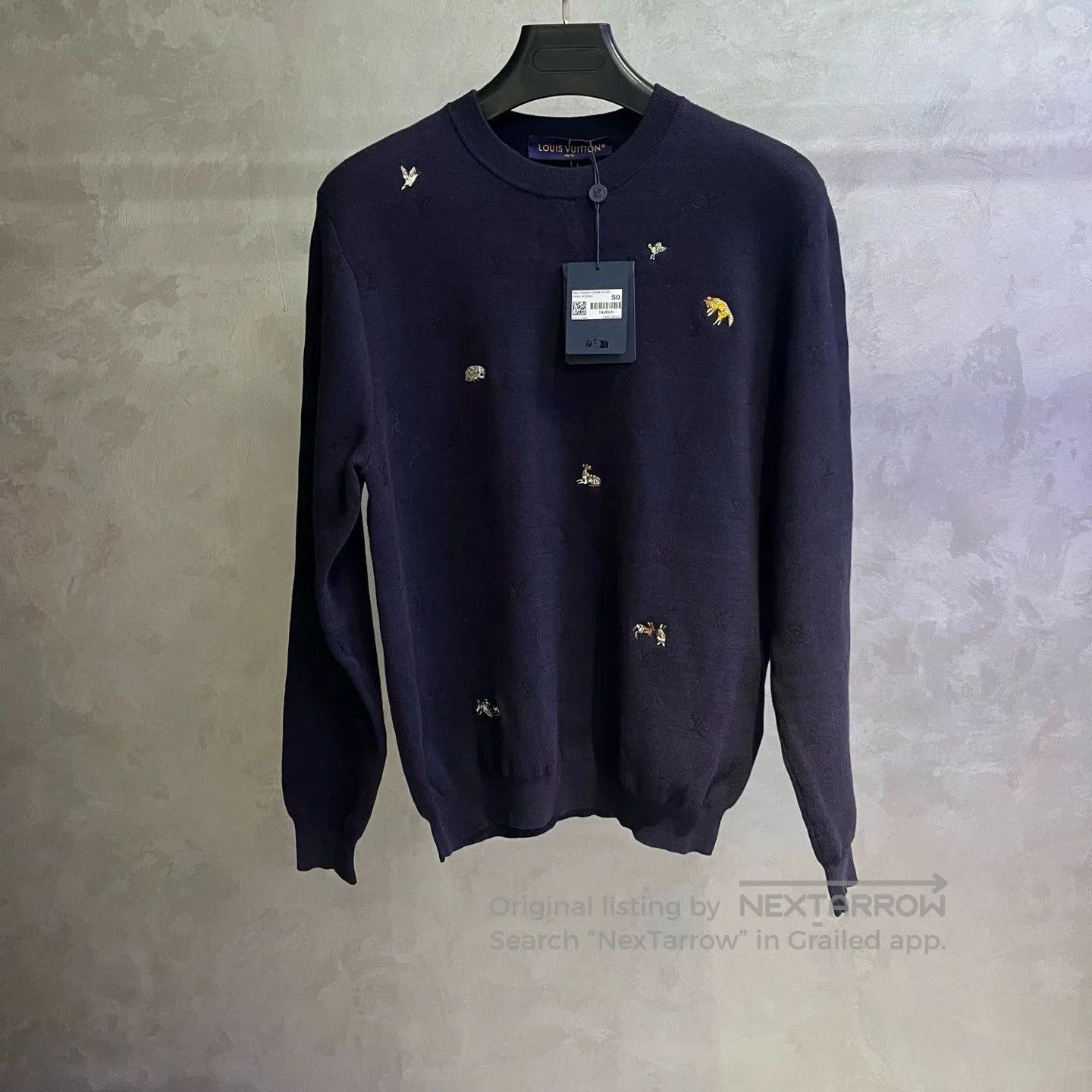 Louis Vuitton Louis Vuitton 2026 Wool Crewneck Sweater. Size US S / EU 44-46 / 1 - 1 Thumbnail