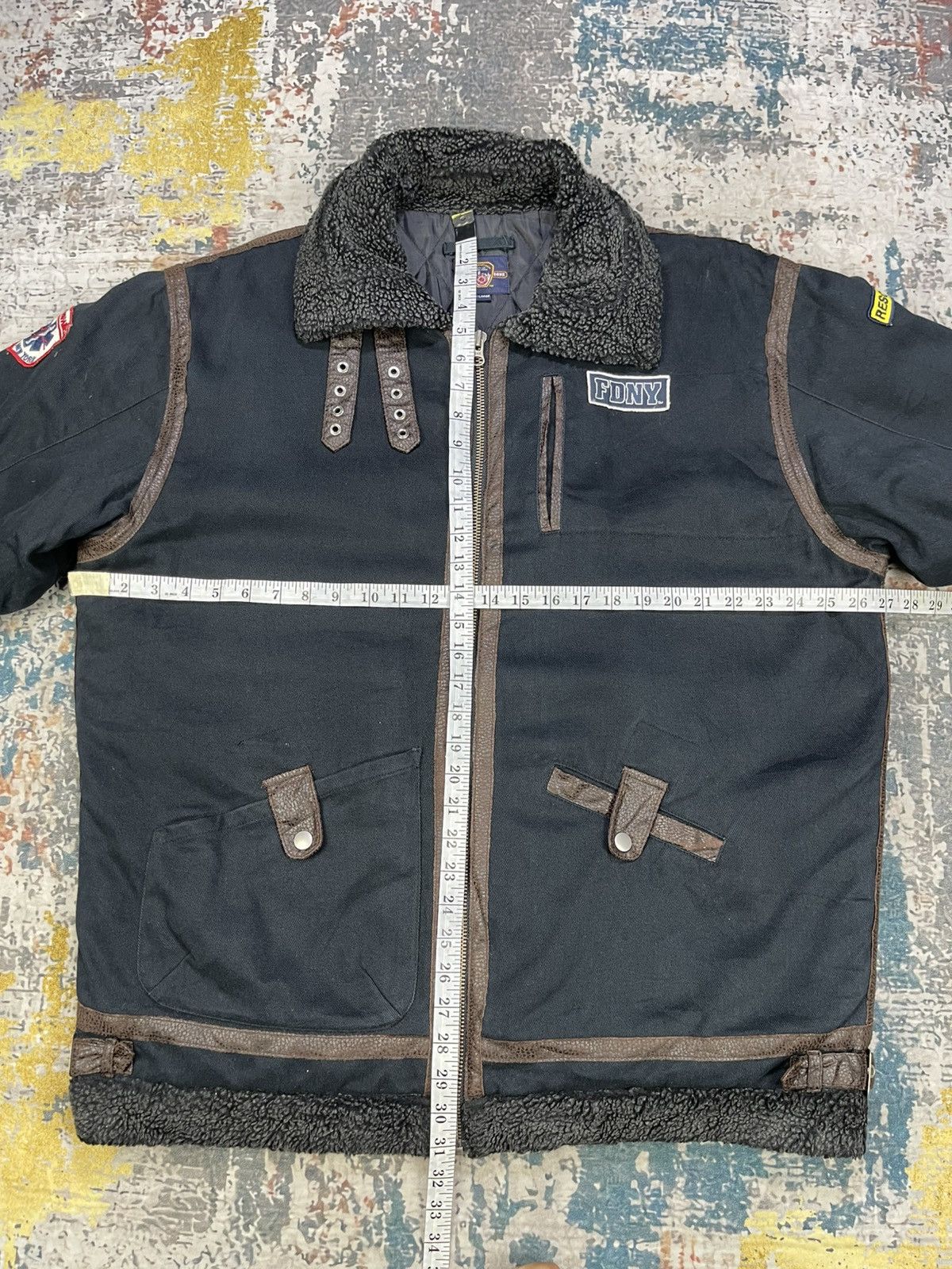 Japanese Brand FDNY Fire Rescue Military B3 Type Jacket Size US XL / EU 56 / 4 - 10 Thumbnail