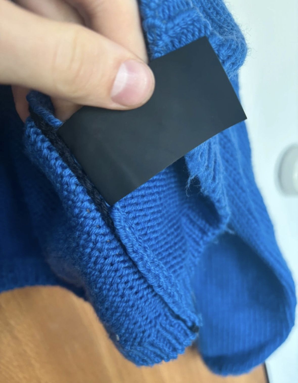 Raf Simons RS Blue Knit Sweater Size US M / EU 48-50 / 2 - 5 Thumbnail