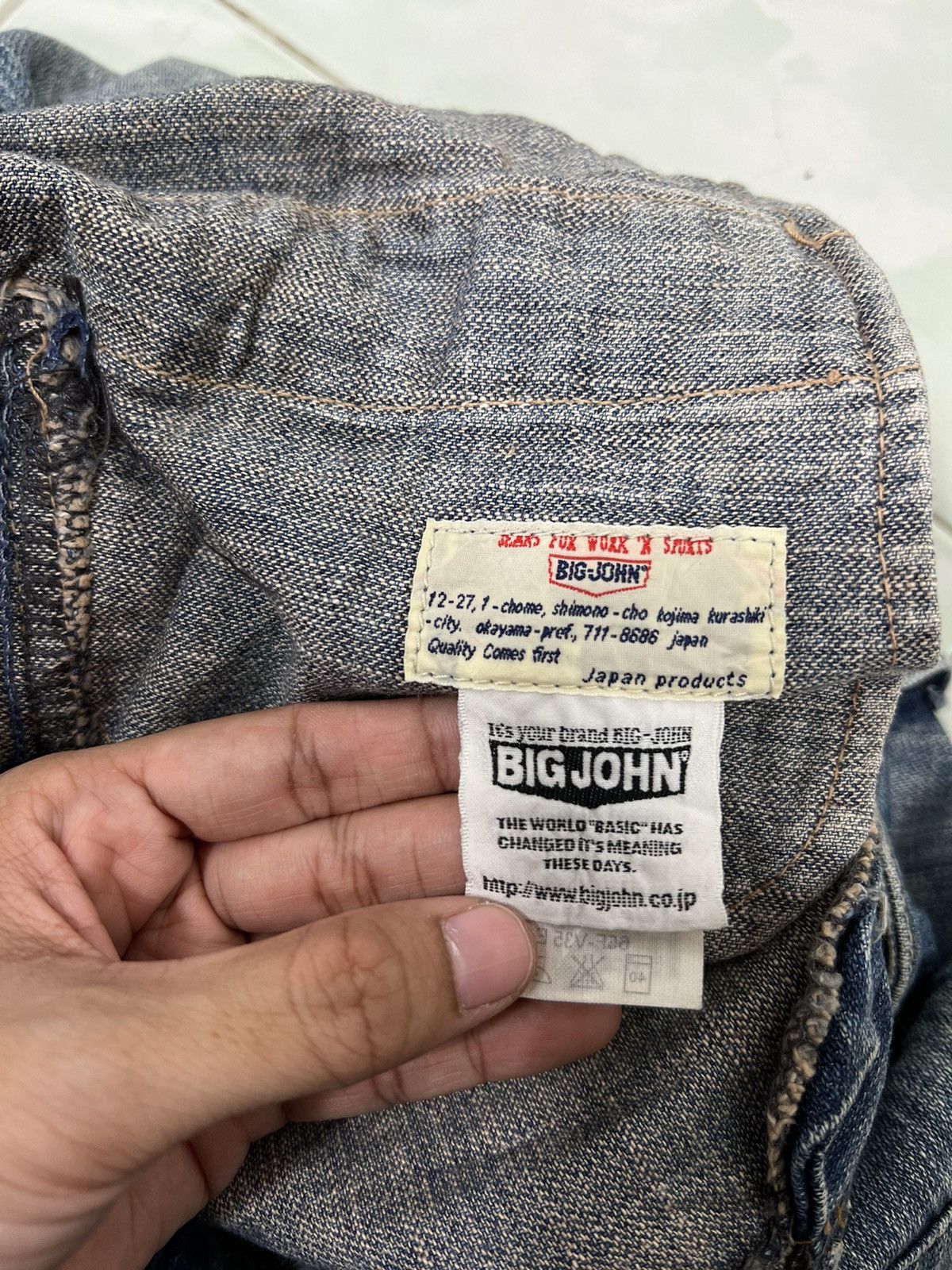 Big John 🔥 VINTAGE BIG JOHN WORKER DENIM PANTS Size US 32 / EU 48 - 12 Thumbnail