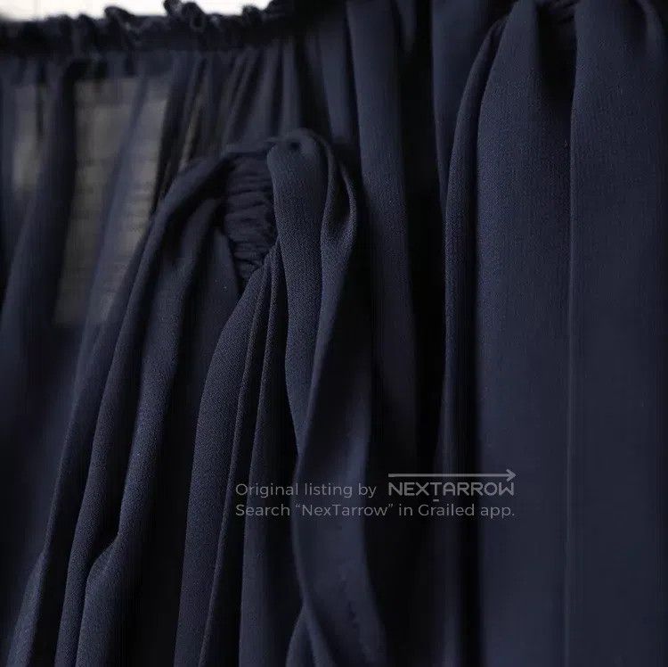 Comme des Garcons Comme Des Garcons size L Design-Inspired Gathered Skirt Size 23" - 4 Thumbnail