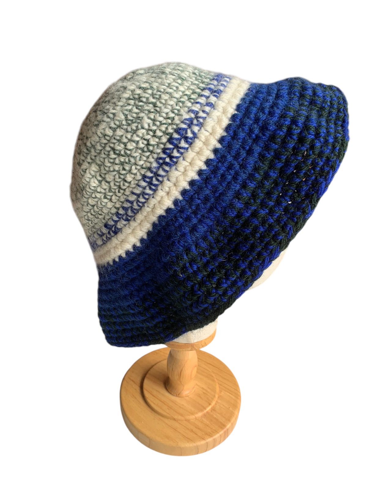 Japanese Brand × Kapital × Vintage Knitted Crochet Winter session Big Bucket Hats🧶 Size ONE SIZE - 5 Thumbnail