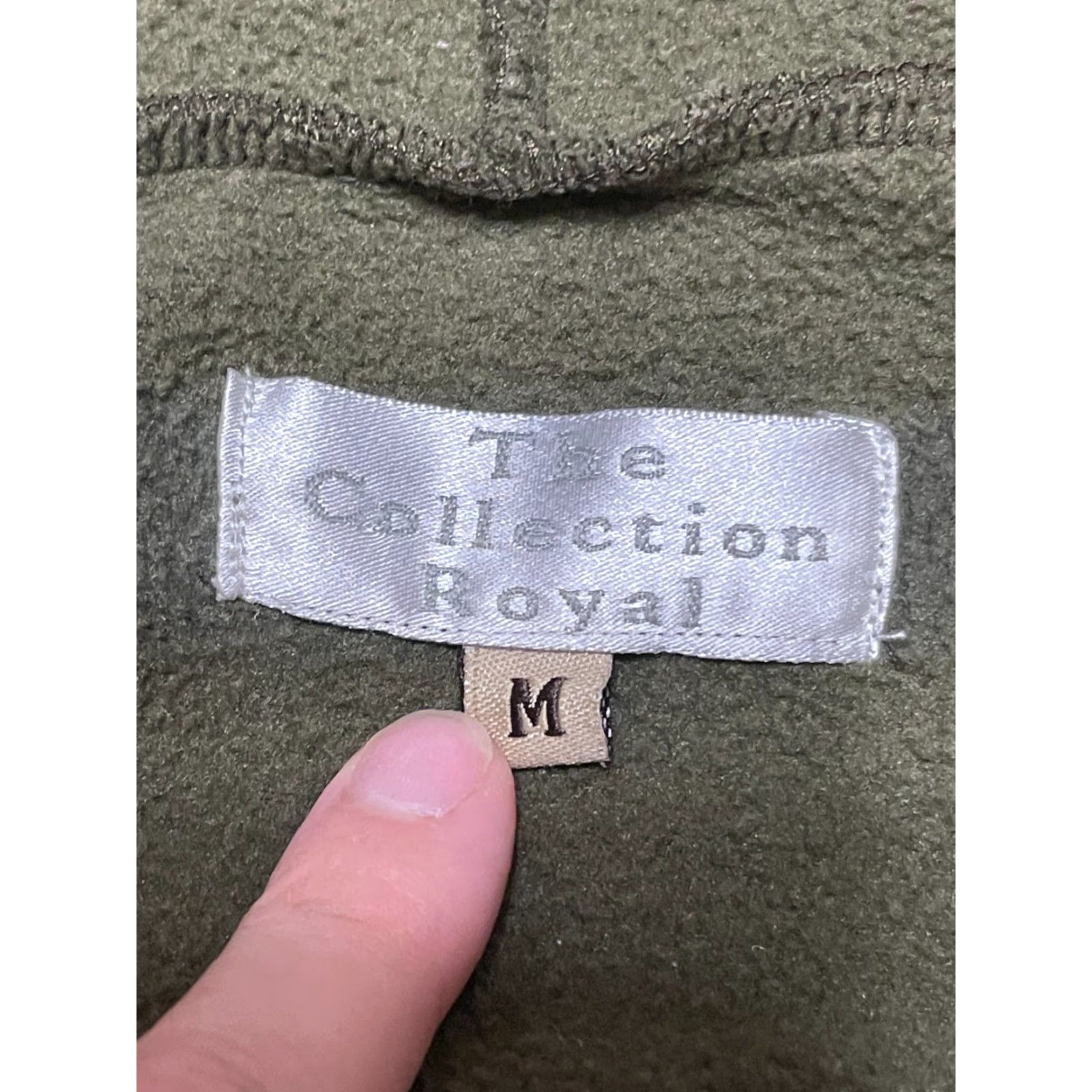 Vintage The Collection Royal Sweater Cardigan Open Hooded Woman M Green Regular XS? Size M / US 6-8 / IT 42-44 - 5 Thumbnail