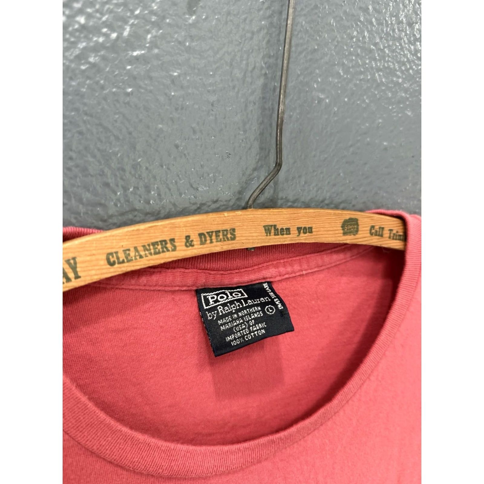 Ralph Lauren VINTAGE Ralph Lauren Polo Tee Red Cotton Pocket Embroidered Size L 90s Mens Mens Size US L / EU 52-54 / 3 - 2 Thumbnail