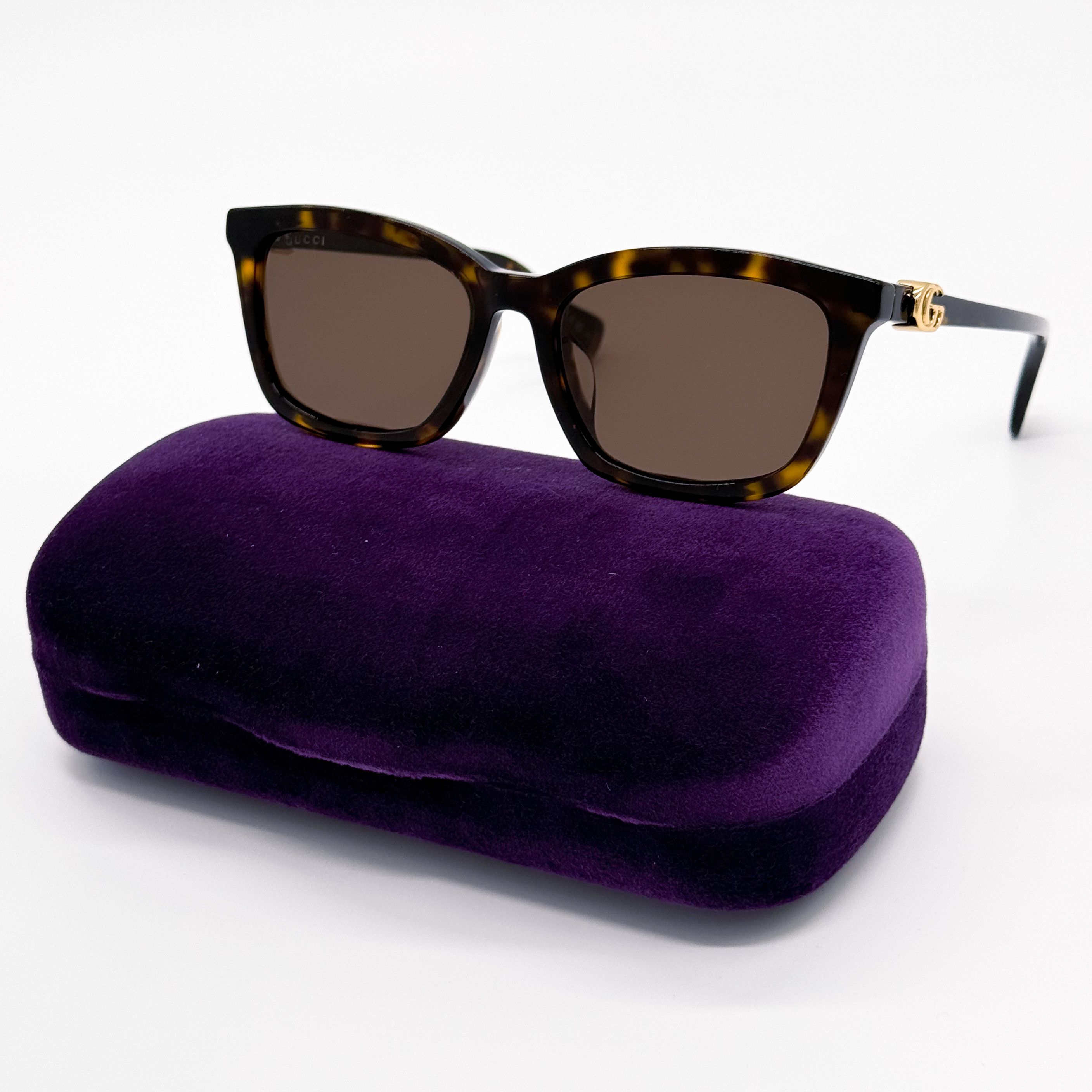 Gucci NEW GUCCI GG1596SK 003 HAVANA BROWN UNISEX SUNGLASSES GUCCI Size ONE SIZE - 2 Thumbnail