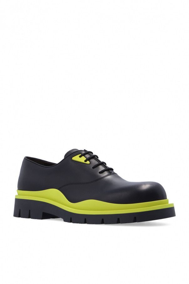 Bottega Veneta o1w1db11124 Tire Shoes in Black/Yellow Size US 8 / EU 41 - 4 Thumbnail