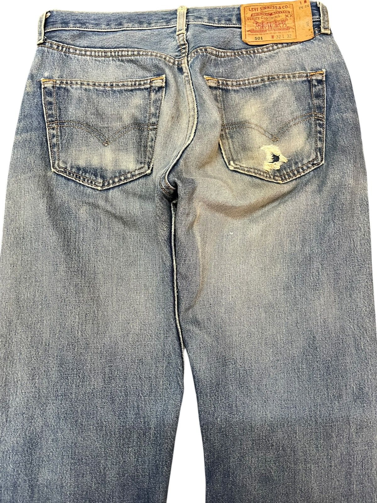 LVC × Levi's × Levi's Vintage Clothing Vintage Levi’s 501 Faded Grunge Denim Size US 31 - 6 Thumbnail