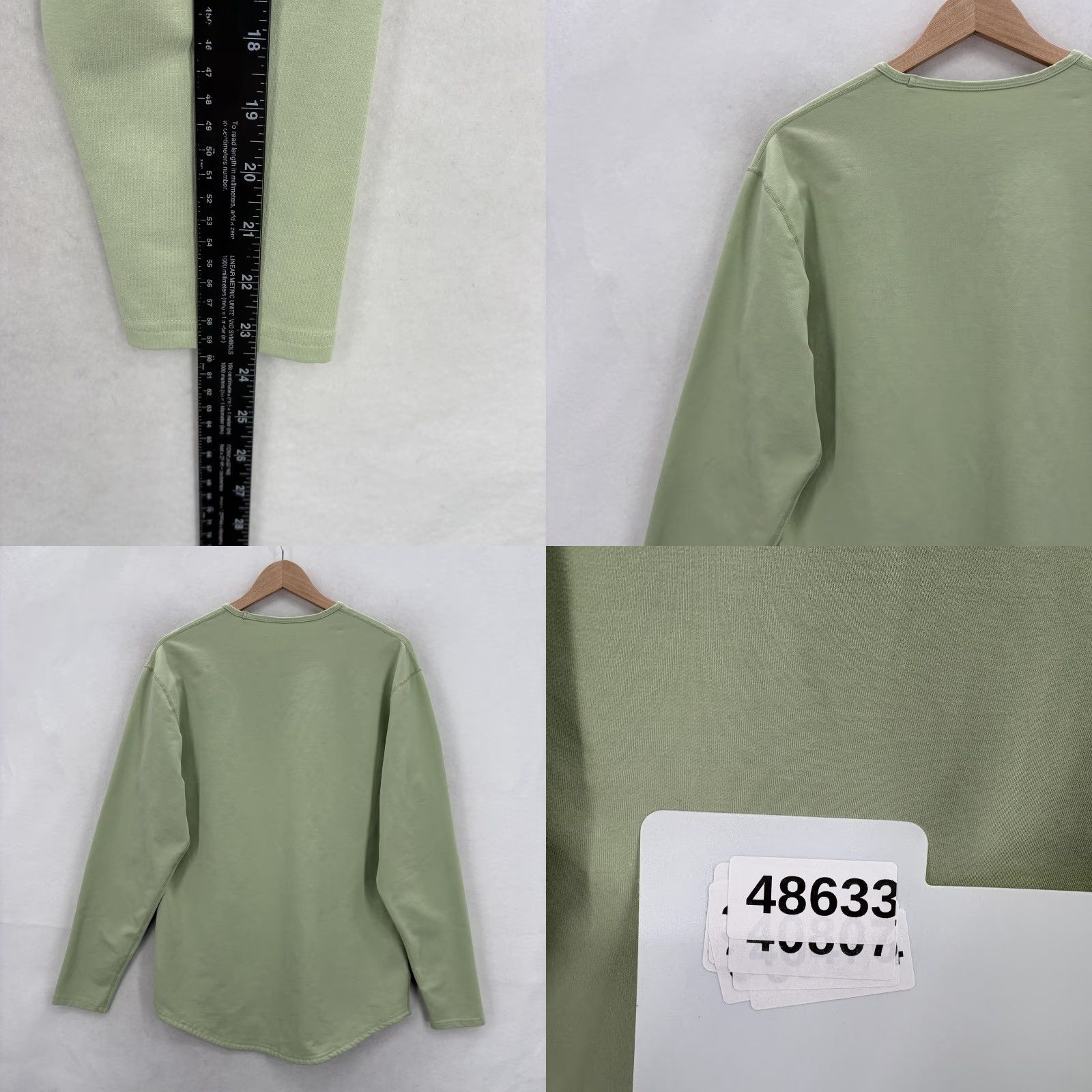 Vintage BYLT Shirt Mens Medium Green Long Sleeve Crewneck Lux Drop-Cut Tee Gym Travel Size US M / EU 48-50 / 2 - 8 Thumbnail