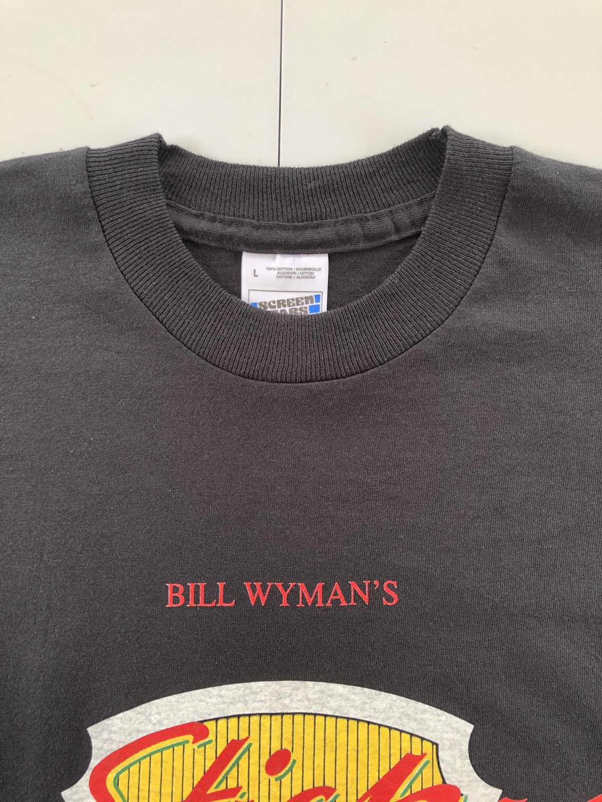 Band Tees Vintage 1990s Bill Wyman’s Sticky Fingers Cafe London Size US L / EU 52-54 / 3 - 5 Thumbnail