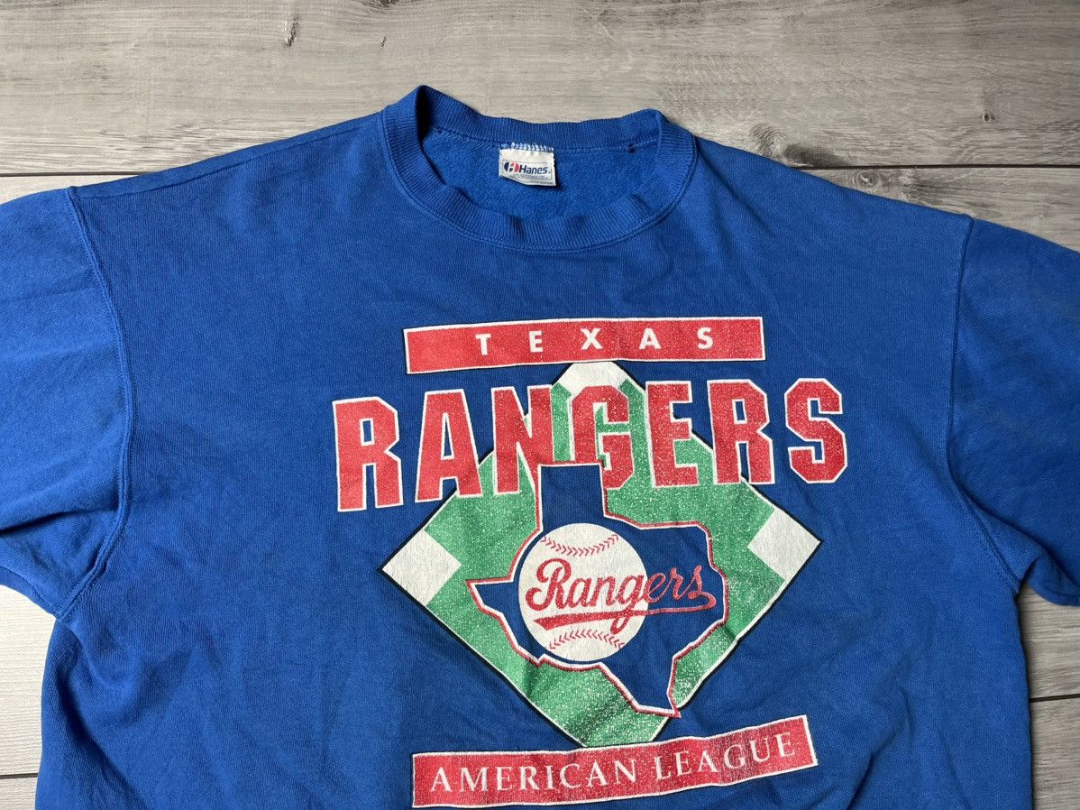 MLB Vintage Rangers Texas sweatshirt American league Size US XXL / EU 58 / 5 - 3 Thumbnail