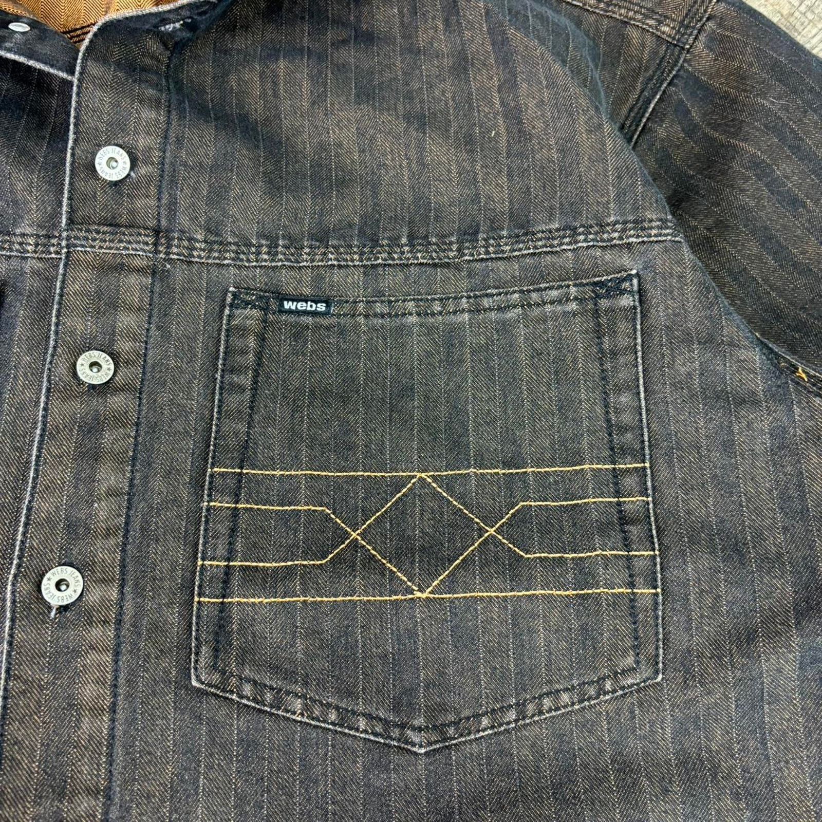 JNCO × Southpole × Vintage Vintage 90s Baggy Denim Button Up Shirt Size US XL / EU 56 / 4 - 4 Thumbnail