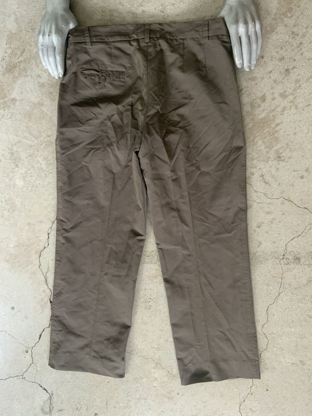 Jil Sander JIL SANDER SILK POLYESTER TROUSER PANTS Size US 34 / EU 50 - 2 Thumbnail