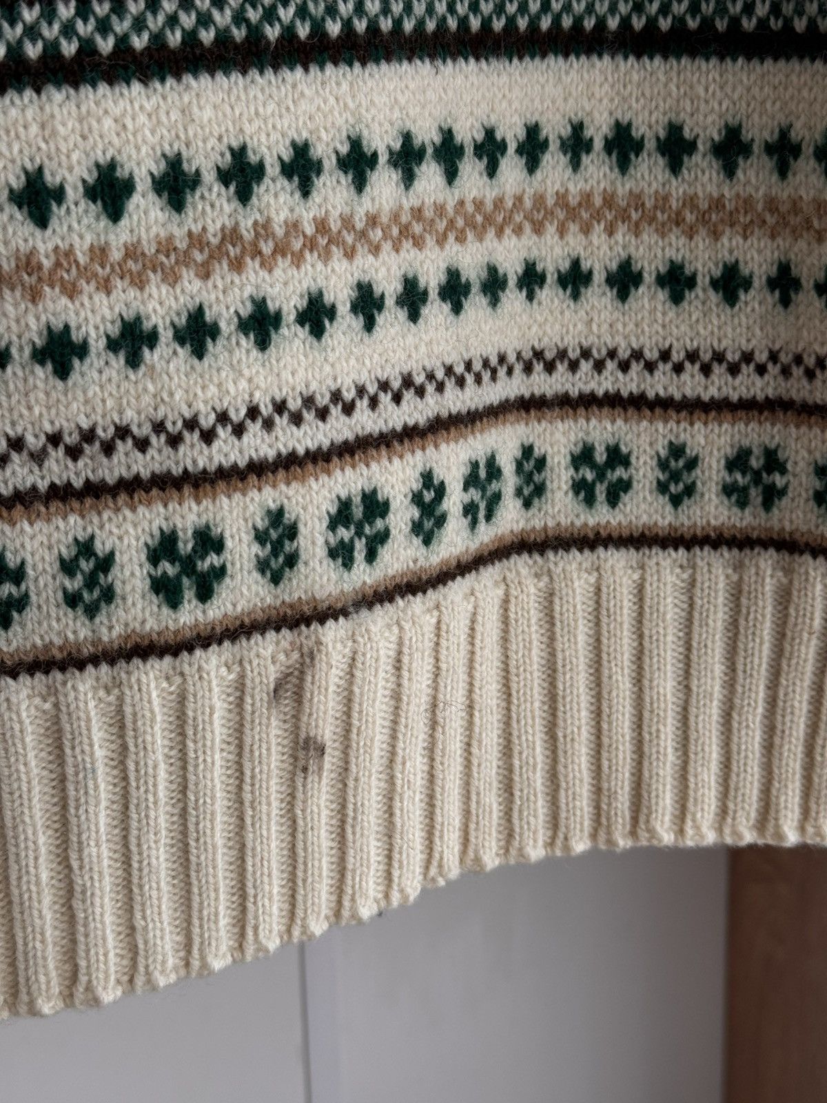 GIESSWEIN × Vintage Vintage Giesswein Tirol Floral Pure Wool Zip Sweater Size US S / EU 44-46 / 1 - 13 Thumbnail