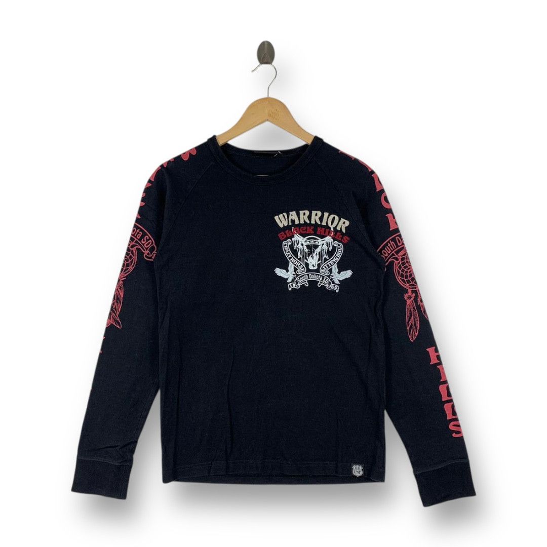Other Vintage Infinity Co Warrior Embroidered Long Sleeve Shirt Size US M / EU 48-50 / 2 - 2 Thumbnail