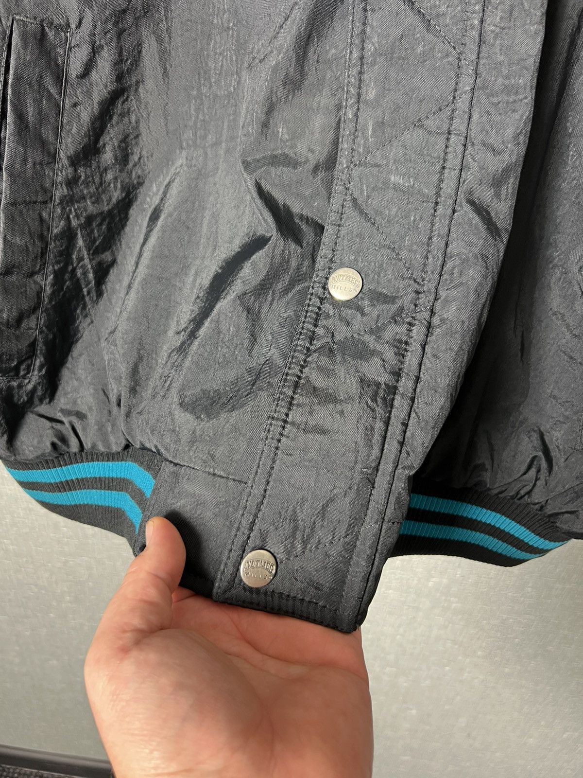 Starter RARE JACKSONVILLE JAGUARS NUTMEG CAMPRI NYLON BOMBER JACKET Size US XL / EU 56 / 4 - 10 Thumbnail