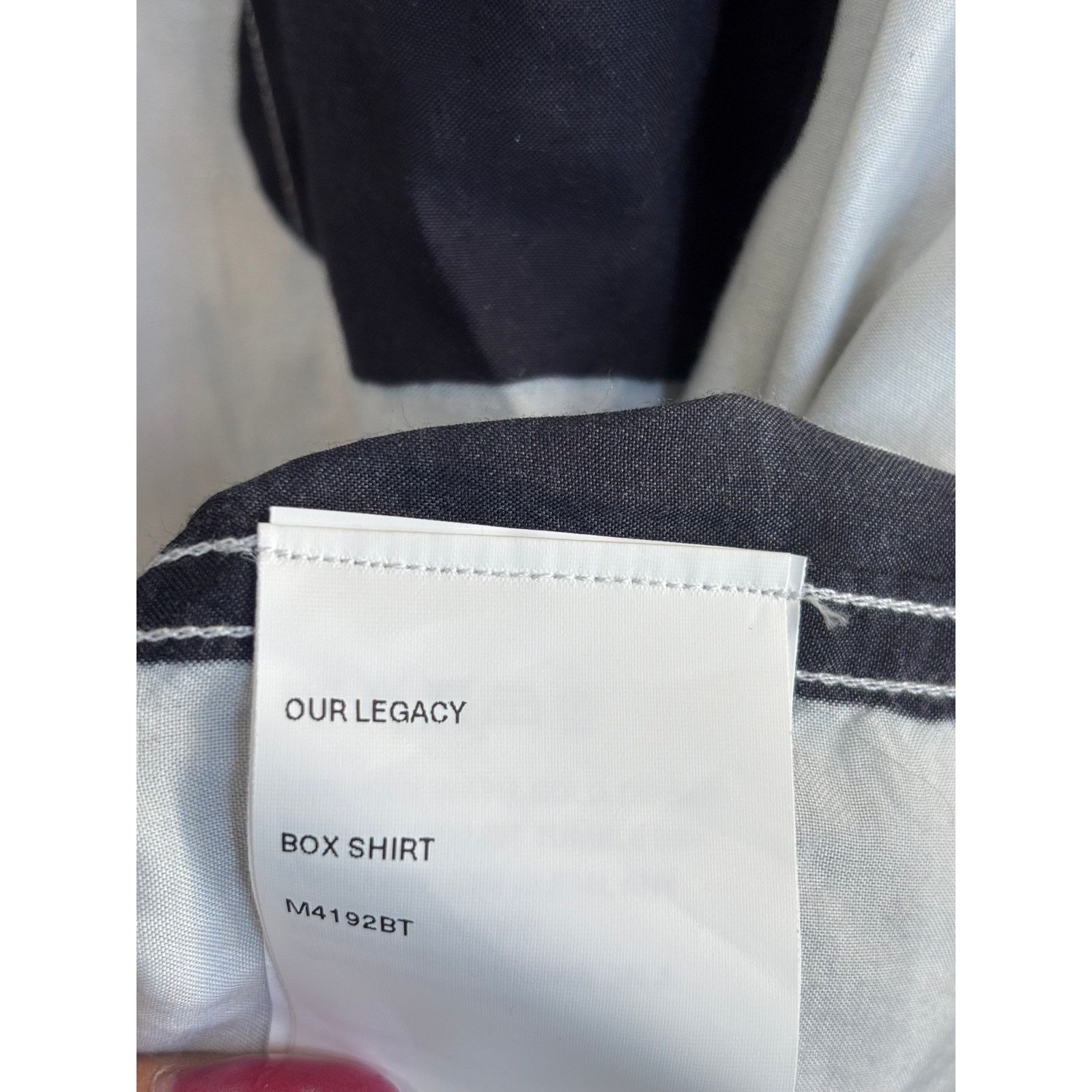 Our Legacy Our Legacy Box Shirt Abstract Print Size 52 (L) Size US L / EU 52-54 / 3 - 6 Thumbnail