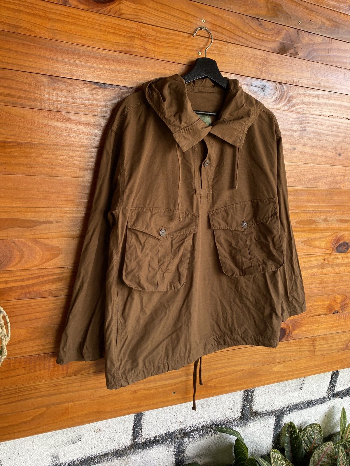 Japanese Brand Back Number Re-Vintage Hooded Military Brown Casual Archive Size US M / EU 48-50 / 2 - 5 Thumbnail