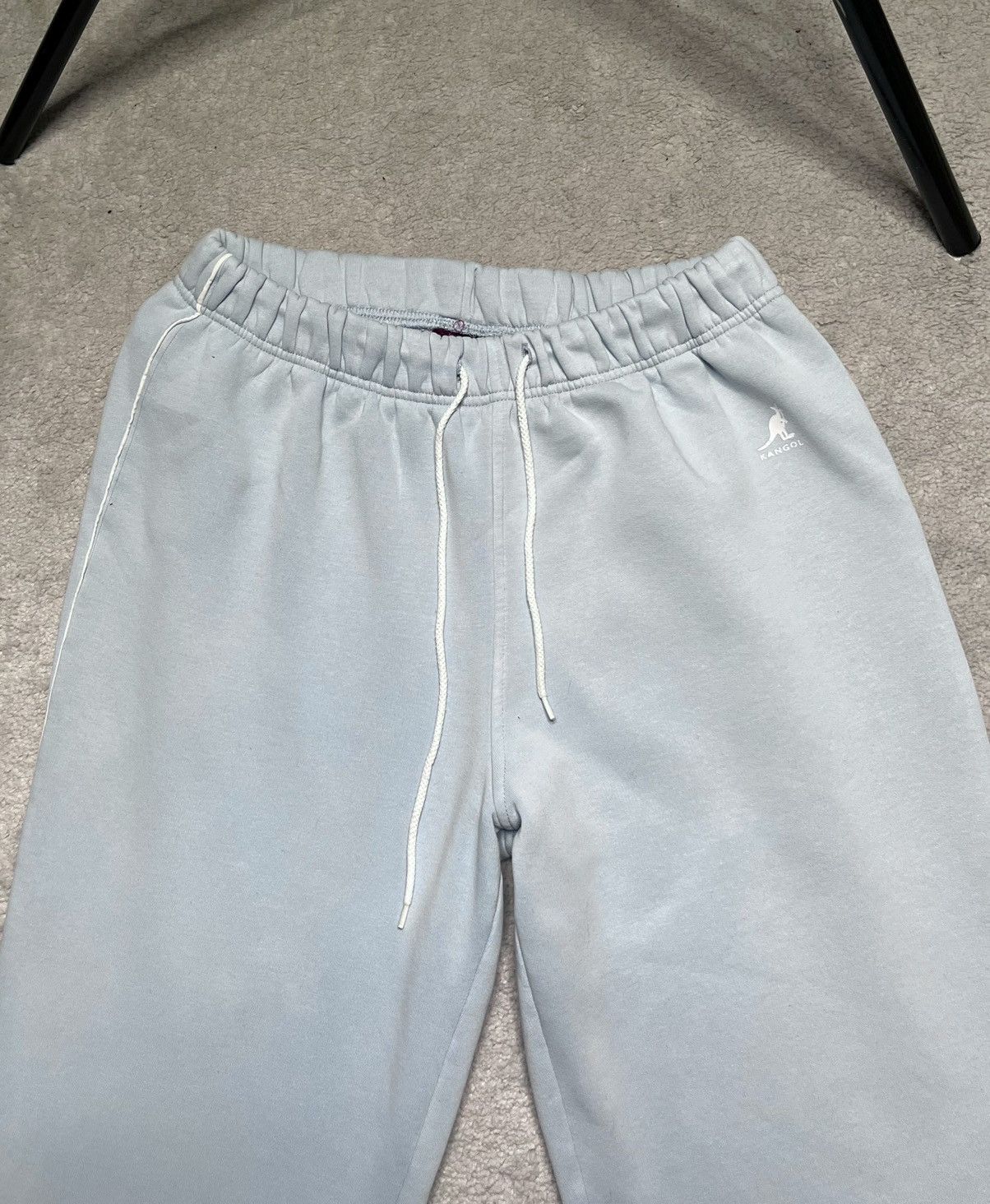 Kangol Vintage Basic Sweatpants Baby Blue Straight Leg Kangol Size US 30 / EU 46 - 2 Thumbnail