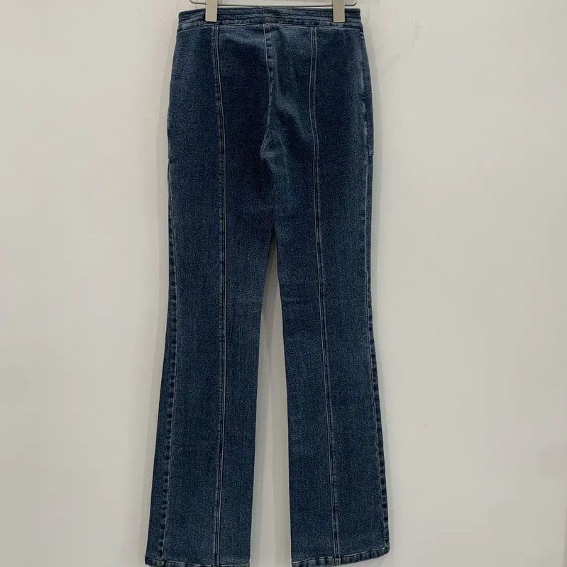 Chanel Chanel Women's Blue Denim Pants Size S 0089 Size 23" - 1 Thumbnail