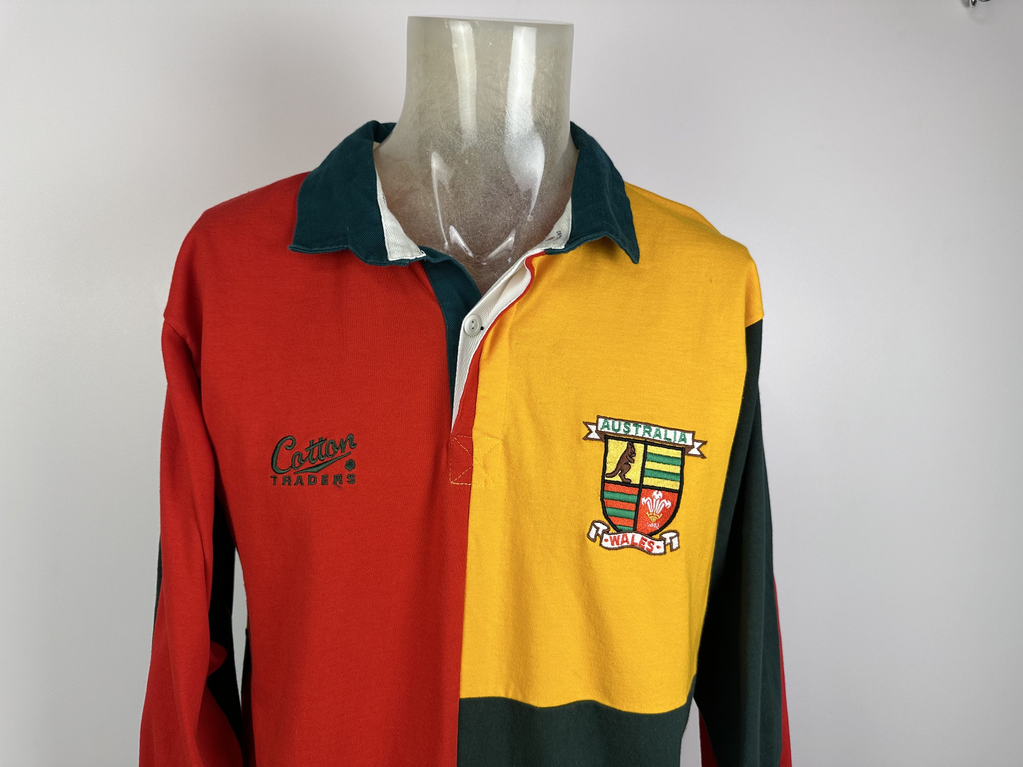Vintage 1996 Wales v Australia Rugby Union Shirt Jersey Size US L / EU 52-54 / 3 - 4 Thumbnail