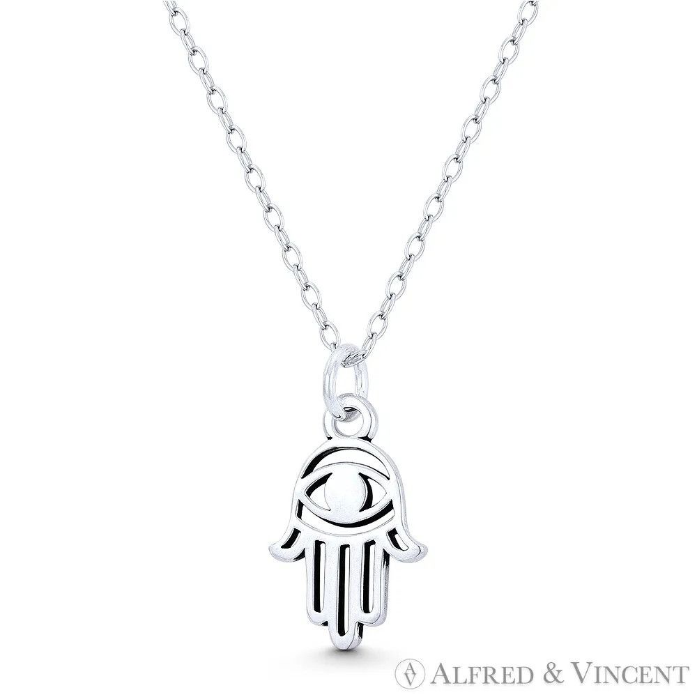 Other Hamsa Hand Evil Eye Charm Pendant Size ONE SIZE - 1 Preview