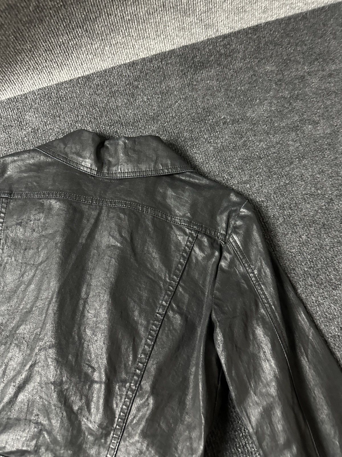 Other 🚨Y2K RICK OWENS TYPE DIRTY SLIM FIT ZIP DENIM JACKET Size M / US 6-8 / IT 42-44 - 11 Thumbnail