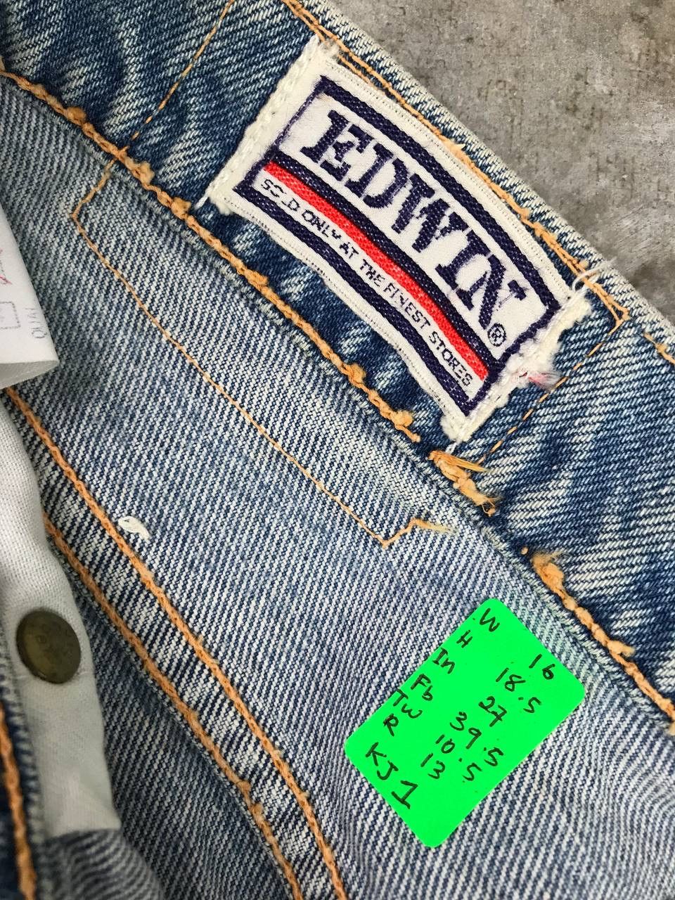 Edwin Vintage Edwin Distressed Denim Pants Size US 32 / EU 48 - 7 Thumbnail