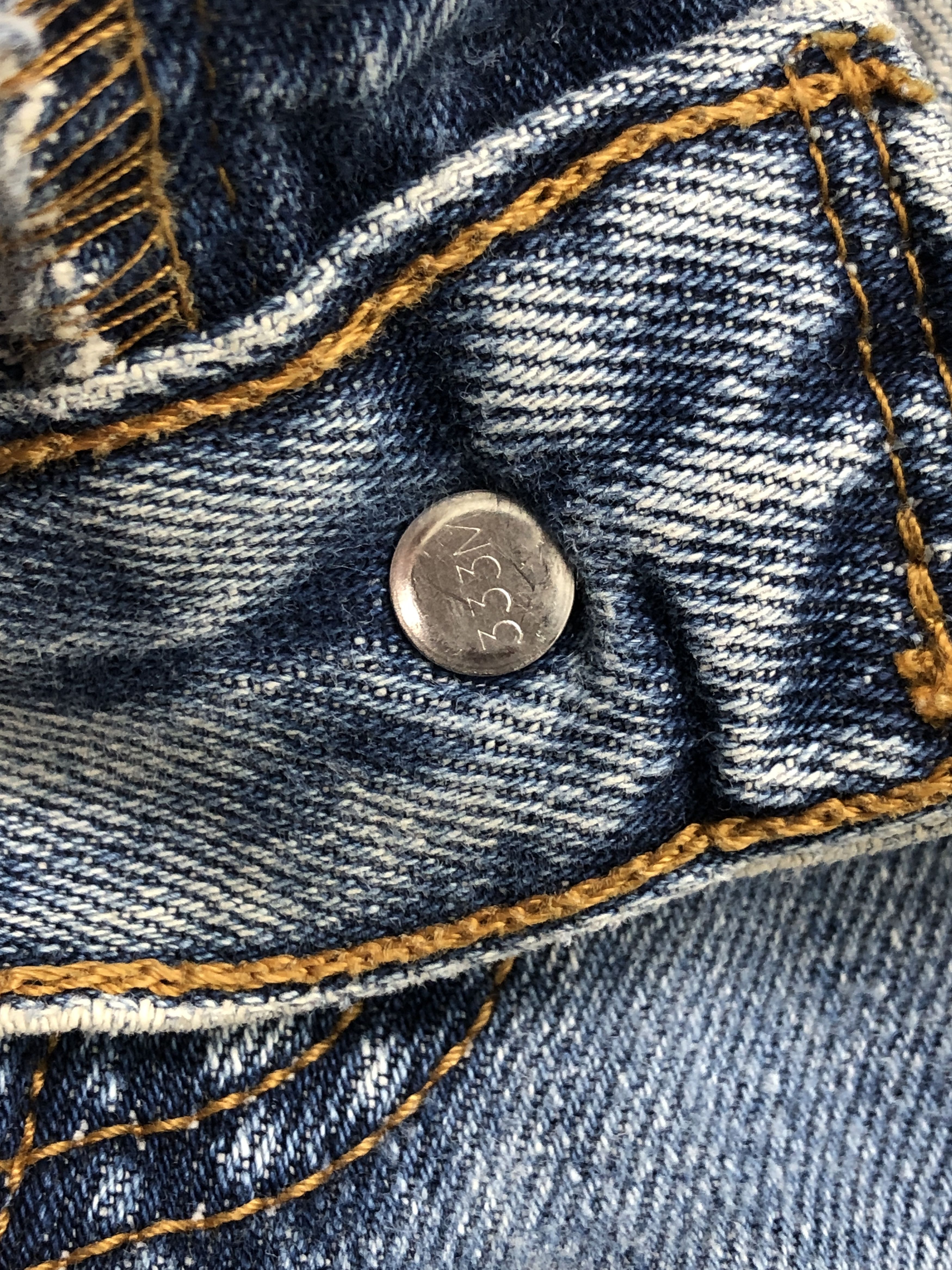 Levi's × Vintage Disressed Vintage Levis 501 Faded Blue Jeans Size US 28 / EU 44 - 15 Thumbnail