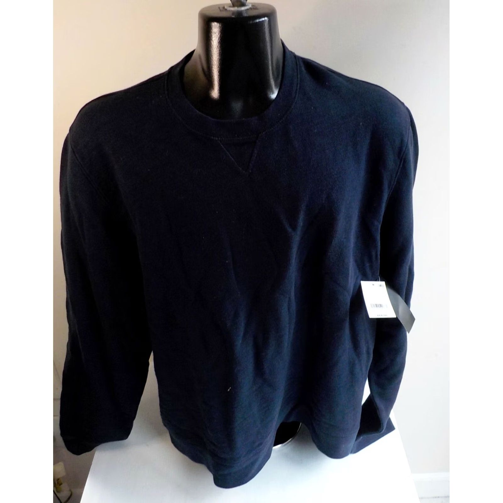 Bloomingdale's BLOOMINGDALE'S The Men's Store LS Pullover Crew Neck Sweatshirt Navy XL NWT Blue Big 100% Cotton Crew Neck Mens Sweatshirt Size US XL / EU 56 / 4 - 2 Thumbnail