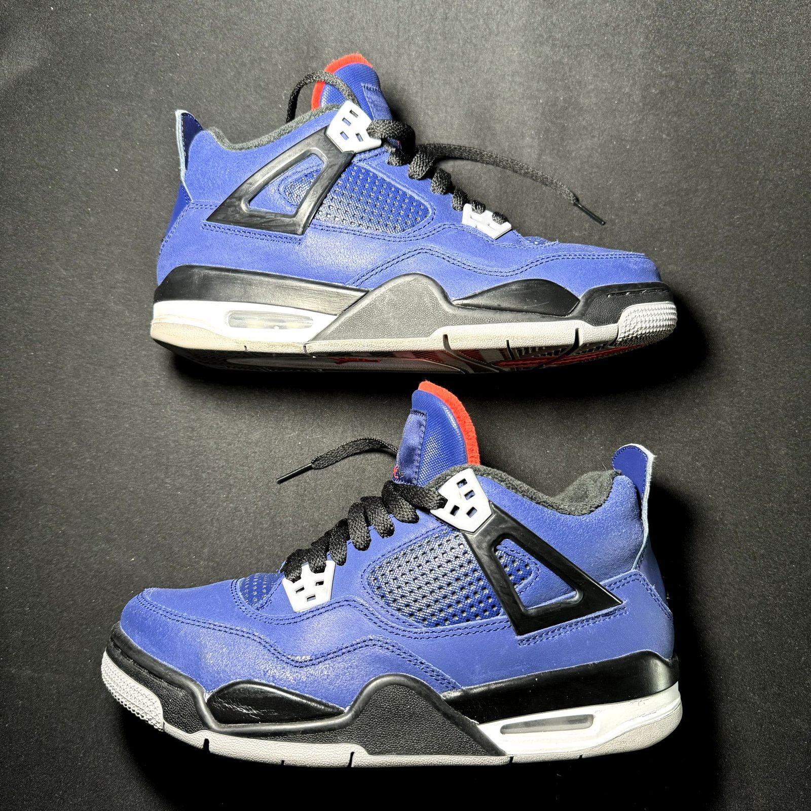 Jordan Brand × Nike Size 6.5 Nike Air Jordan 4 Retro Winter GS Loyal Blue Shoes Size US 6.5 / EU 39-40 - 3 Thumbnail