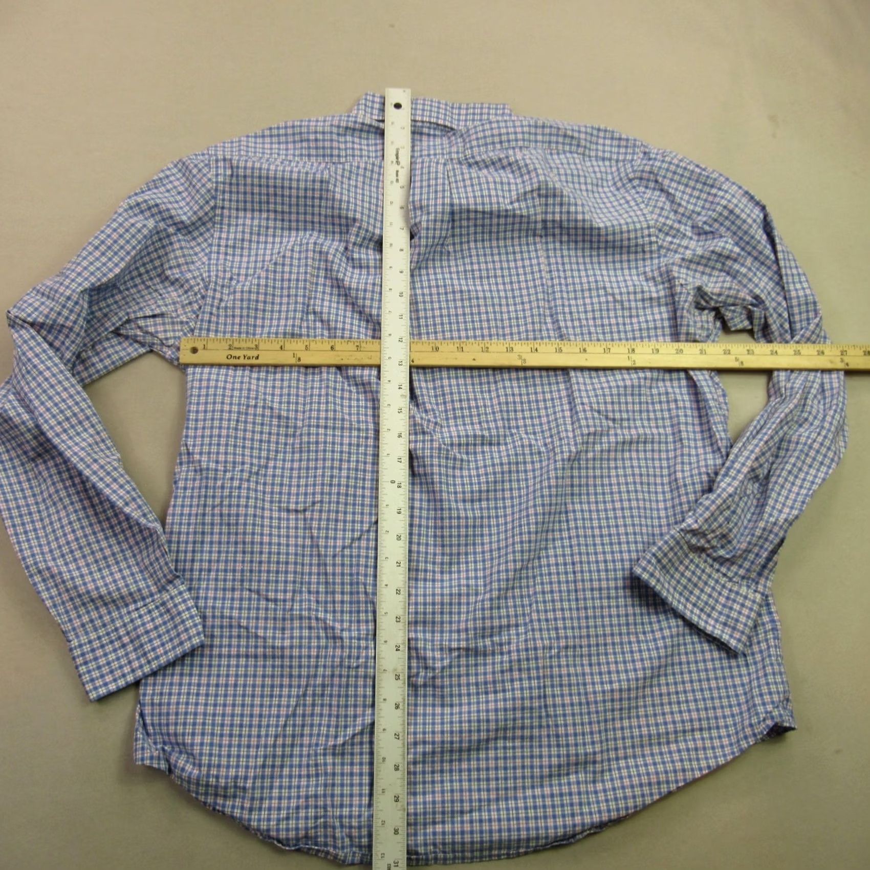 Polo Ralph Lauren Ralph Lauren Shirt Mens XL Long Sleeve Button Front Lightweight Plaid Size US XL / EU 56 / 4 - 6 Thumbnail
