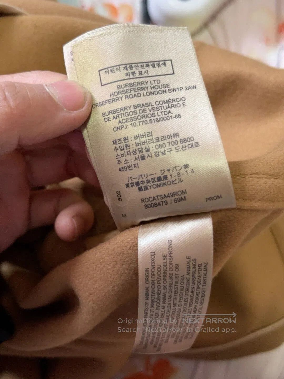 Burberry Burberry Cashmere Coat with Toggle Closure. Size US M / EU 48-50 / 2 - 4 Thumbnail