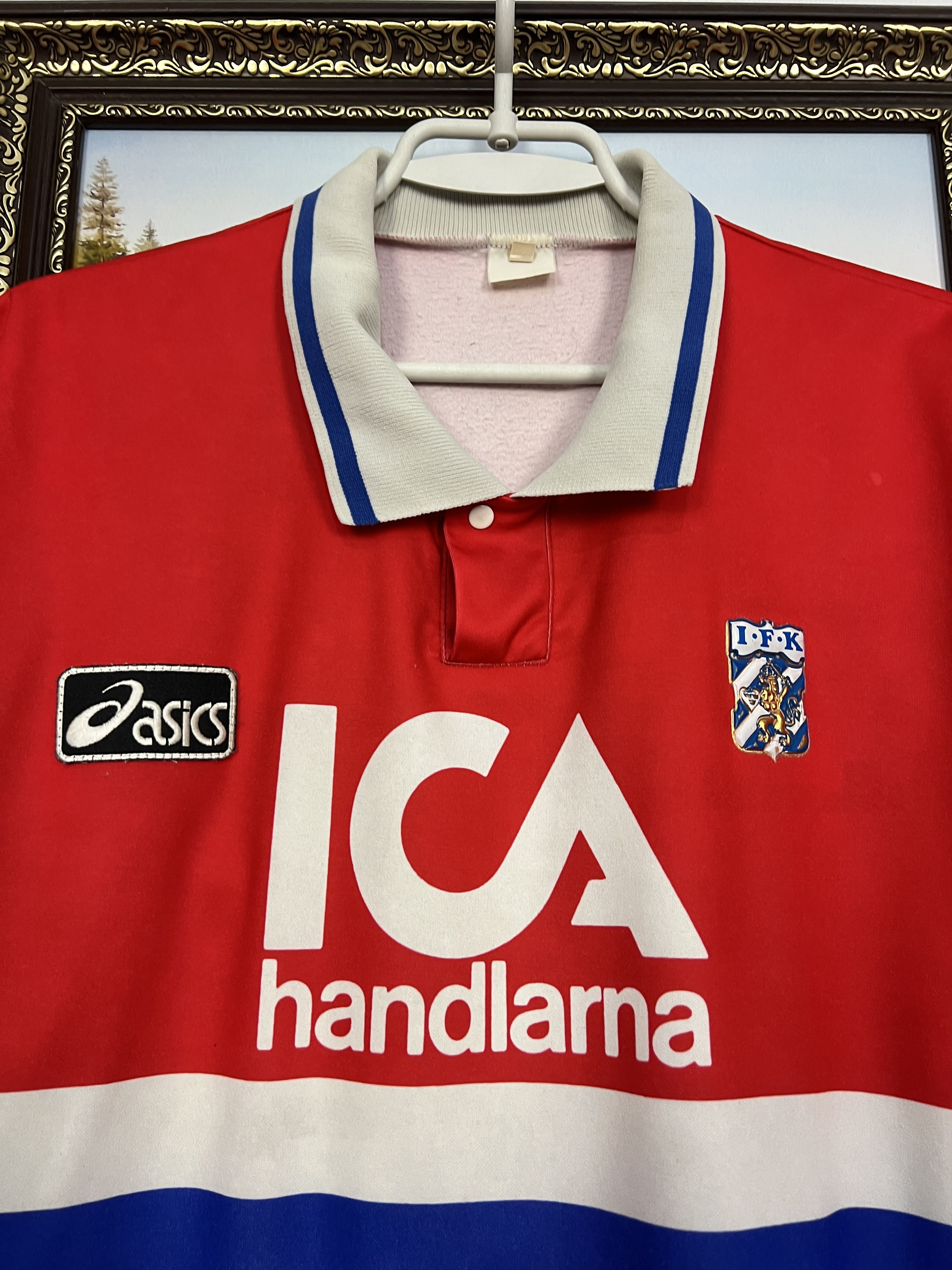 Asics IFK Goteborg Away football shirt Soccer Player Issue Jersey Size US XL / EU 56 / 4 - 3 Thumbnail