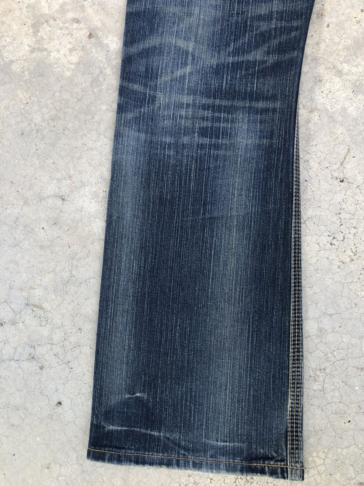 If Six Was Nine Edwin XVS Flared Jeans Bootcut Distressed Jeans Buckle back Size US 34 / EU 50 - 11 Thumbnail