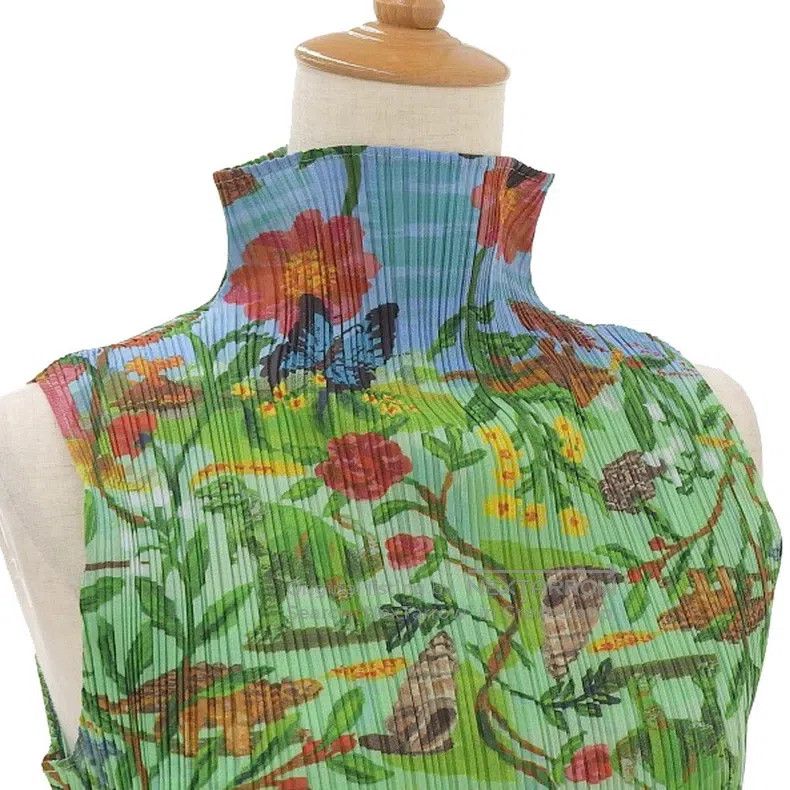 Issey Miyake Issey Miyake Green Dress Size M / US 6-8 / IT 42-44 - 5 Thumbnail