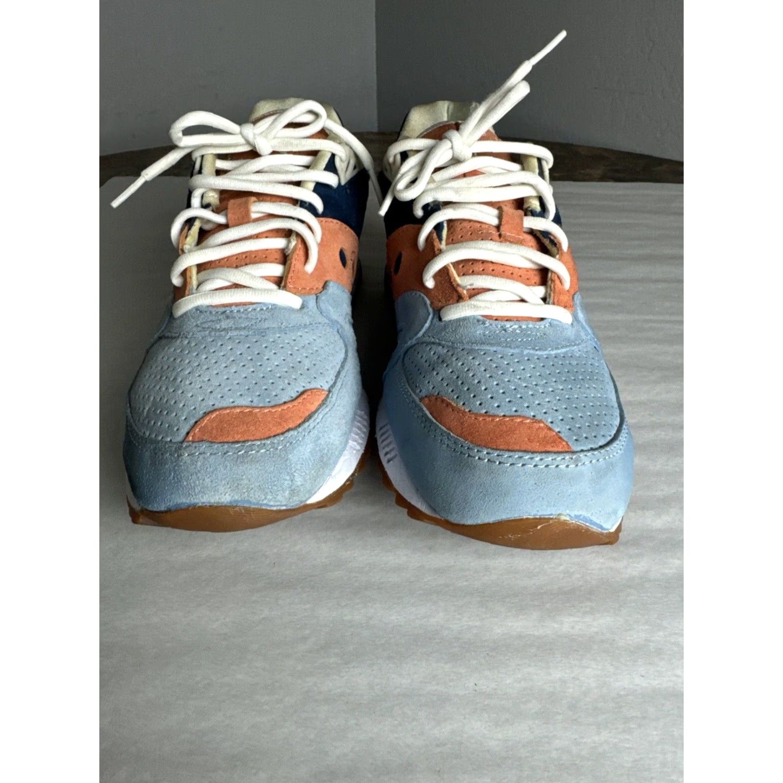 Saucony UBIQ x Saucony Shadow Master Atlantic Tide Men’s Size 10 Blue Orange S70187-2 Sneaker Size US 10 / EU 43 - 4 Thumbnail