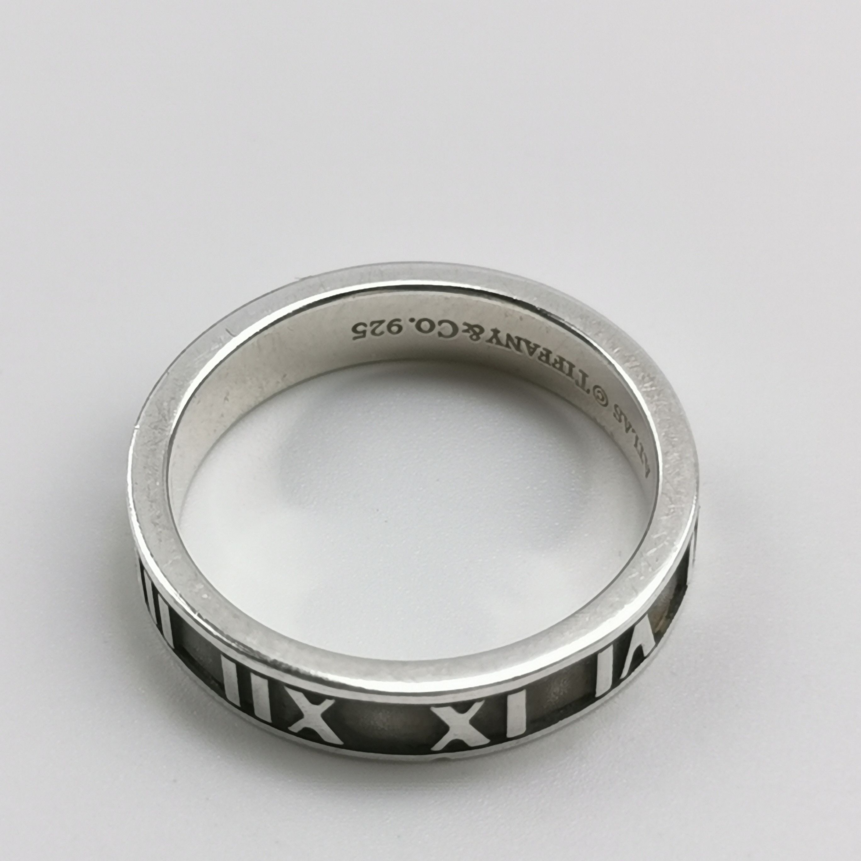 Tiffany & Co. Tiffany & Co. Atlas S925 Roman Numeral Ring Size 14 -z2505 Size ONE SIZE - 8 Thumbnail