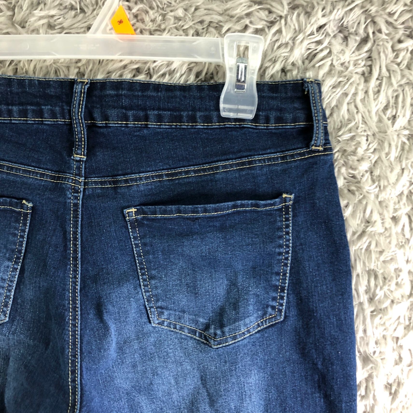 Vintage Hydraulic Murray High Rise Womens Size 12 Crop Medium Wash Blue Denim Jeans Size 34" / US 12 / IT 48 - 7 Thumbnail