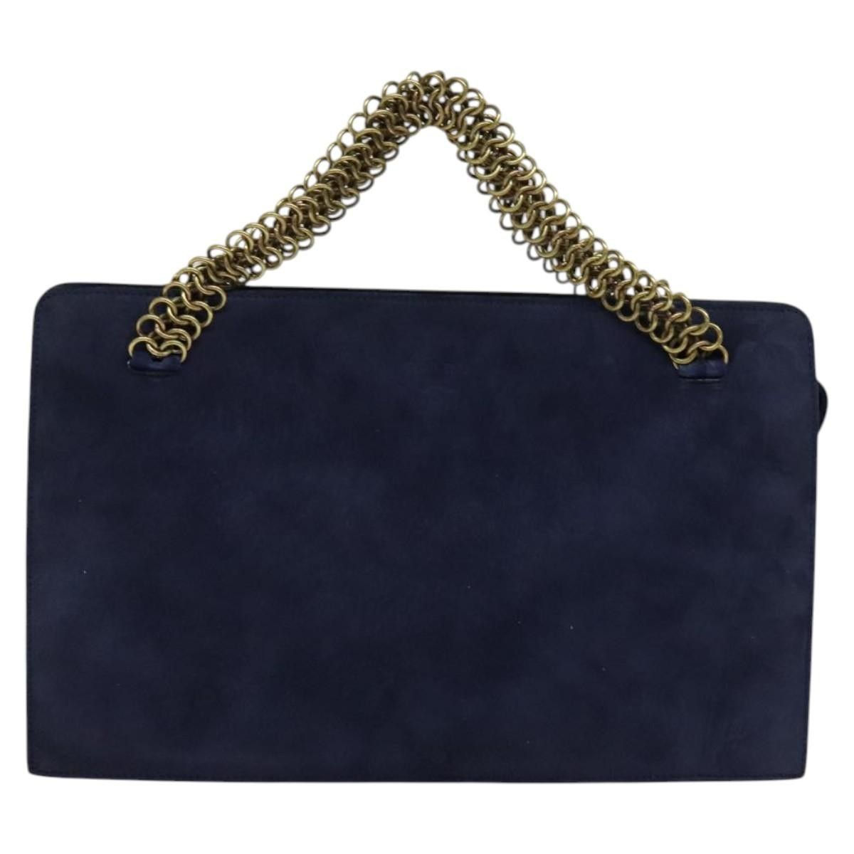 Prada Prada Vintage Chain Handbag Suede Size ONE SIZE - 1 Thumbnail