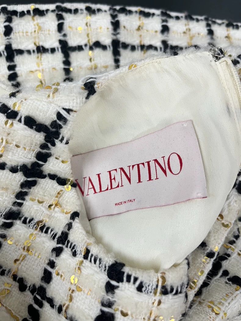 Other Valentino Tweed studded bead dress Size M / US 6-8 / IT 42-44 - 4 Thumbnail