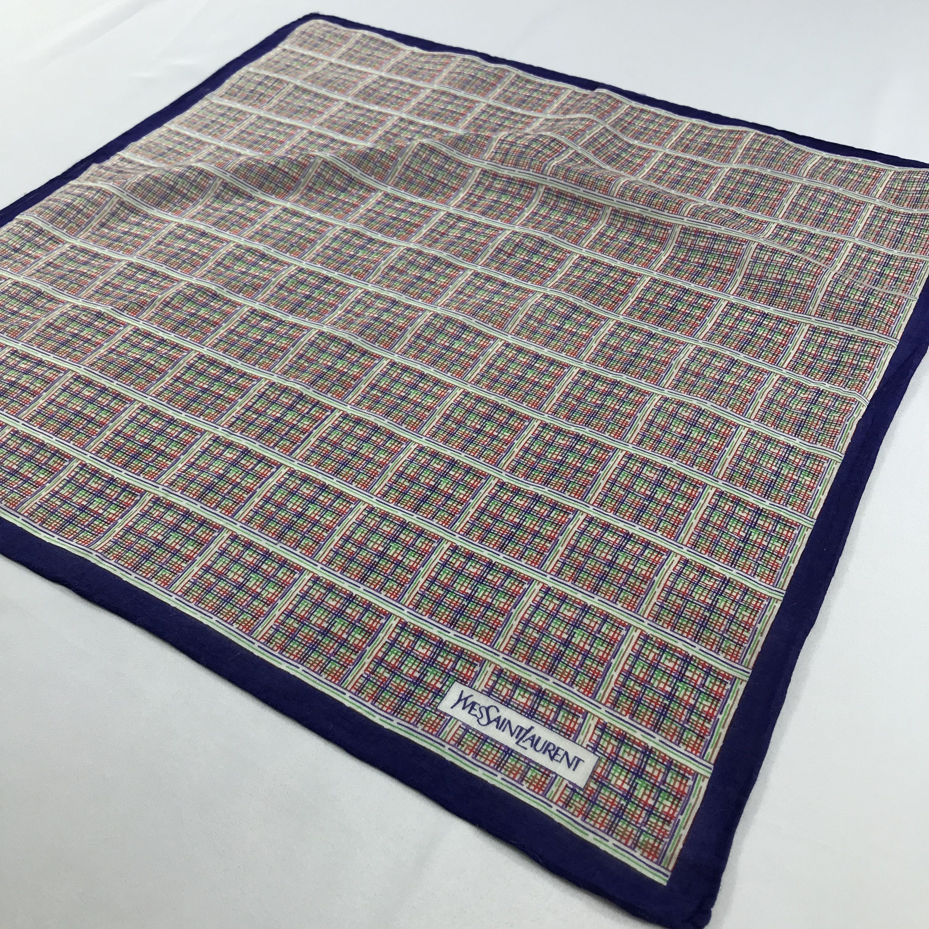 Vintage × Yves Saint Laurent Yves Saint Laurent Bandana / Handkerchief/Neckerchief -S2415 Size ONE SIZE - 2 Thumbnail