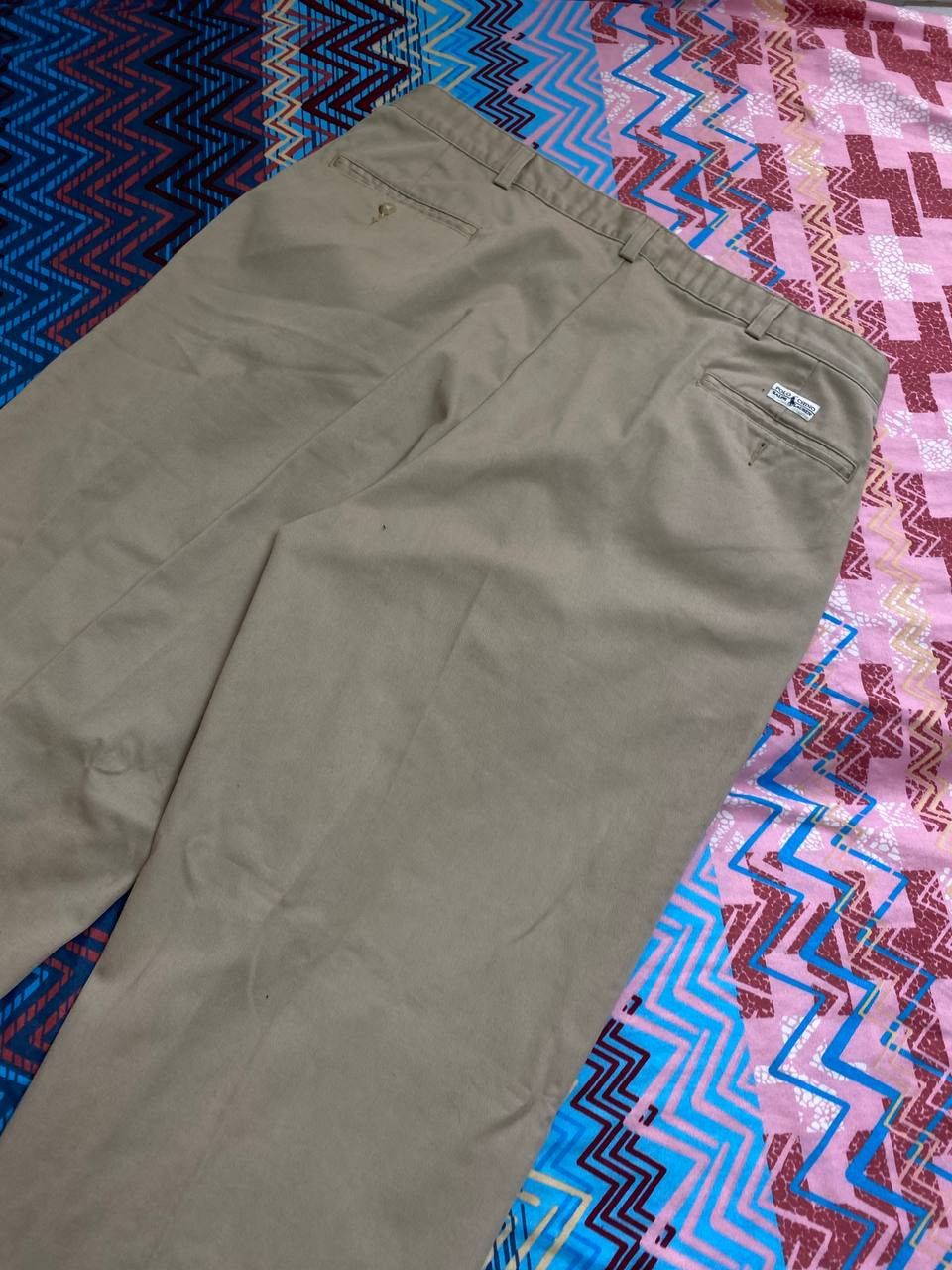Polo Ralph Lauren × Ralph Lauren Vintage Polo Ralph Lauren Patterned Baggy Pants Size US 38 / EU 54 - 17 Thumbnail
