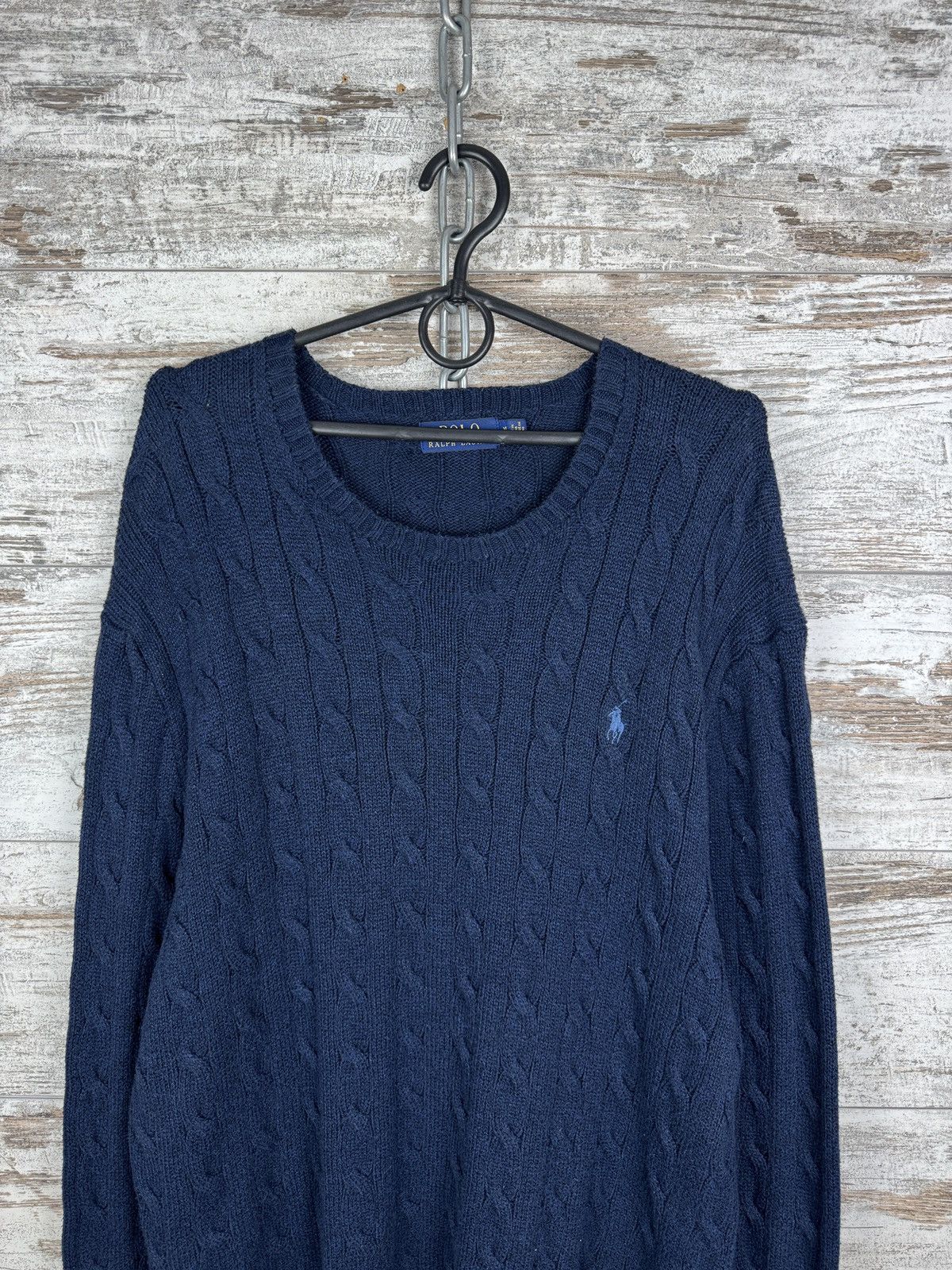 Polo Ralph Lauren Mens Vintage Polo Ralph Lauren sweater knitwear sweatshirt Size US XL / EU 56 / 4 - 2 Thumbnail
